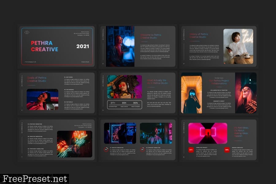 Pethra - Creative PowerPoint Template WMAQFZT