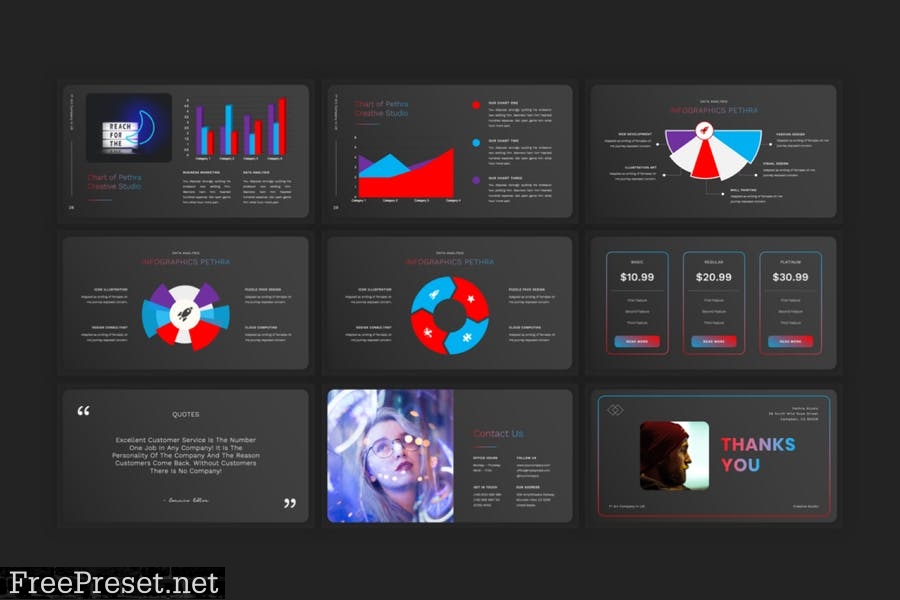 Pethra - Creative PowerPoint Template WMAQFZT