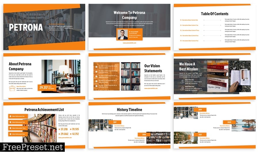 Petrona - Business Template Prensentation BF2PXM2