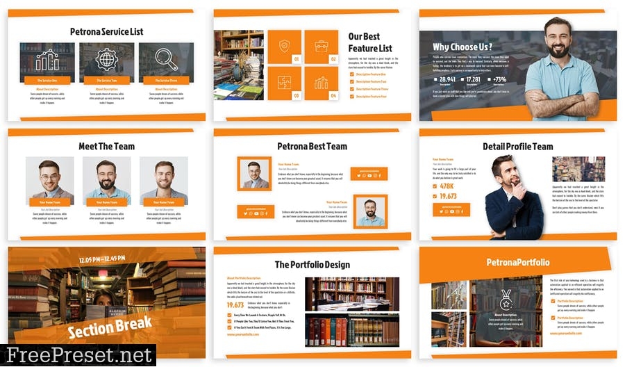 Petrona - Business Template Prensentation BF2PXM2