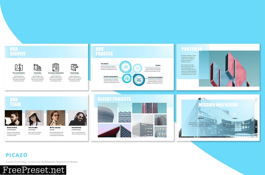 Picazo - Architecture Powerpoint Template 5EJWJ2