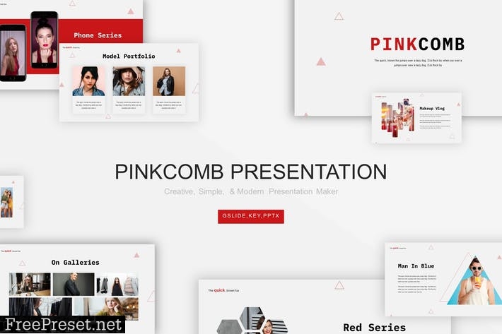 Pinkcomb Presentation Template QJQFMRQ