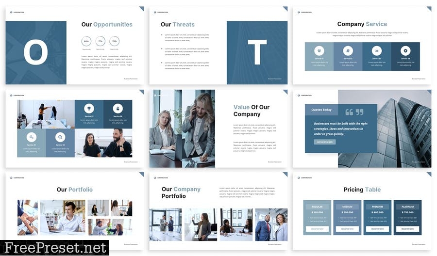 Pitch Deck - Powerpoint Presentation Template JB7R5D2