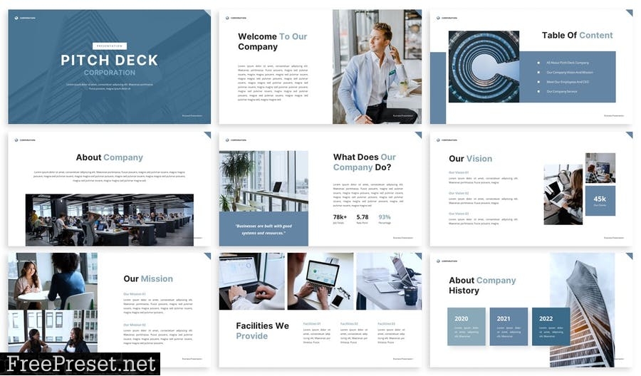 Pitch Deck - Powerpoint Presentation Template JB7R5D2