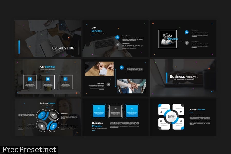 Pitch Deck - Start Up PowerPoint Template YQRBN63