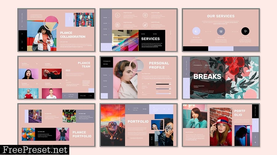 Plance - Creative Presentation PowerPoint Template EUZLFQJ