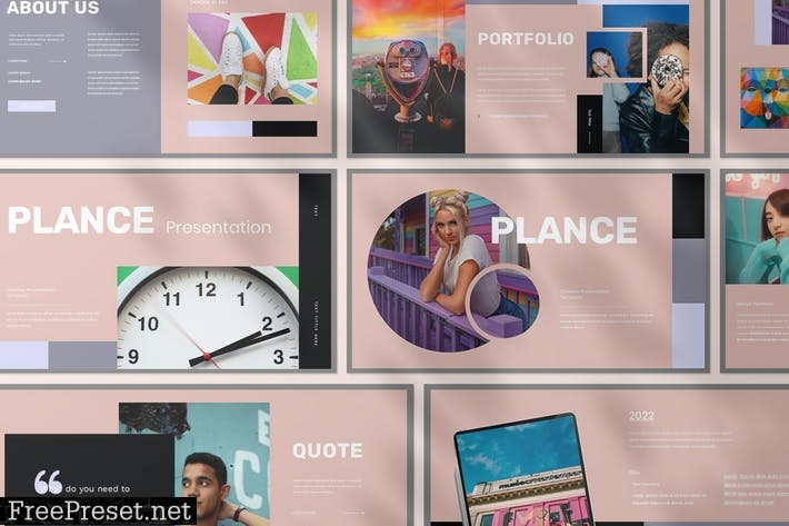 Plance - Creative Presentation PowerPoint Template EUZLFQJ