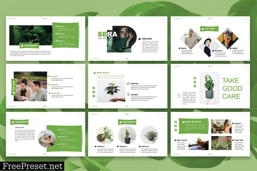 Plant Enthusiast - Powerpoint Template LPCKHVX