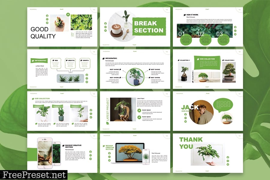 Plant Enthusiast - Powerpoint Template LPCKHVX