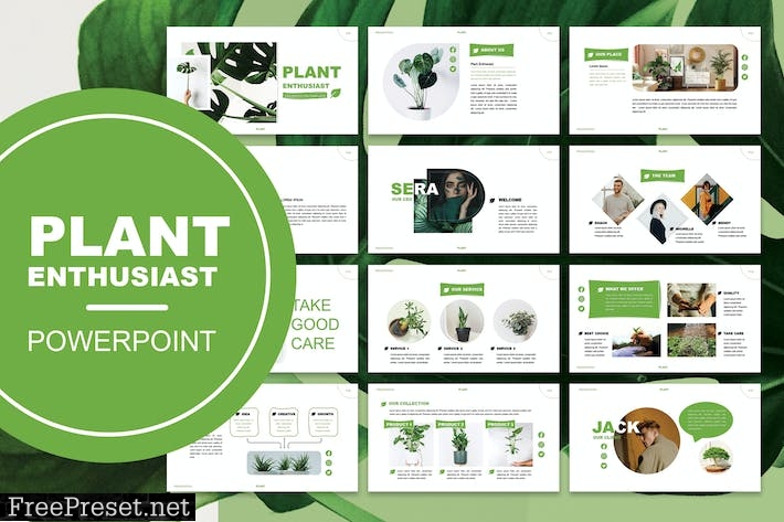 Plant Enthusiast - Powerpoint Template LPCKHVX