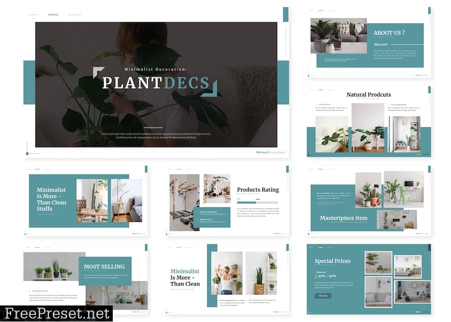 Plantdecs | Powerpoint, Keynote, Google Slides 9SDUZ3P