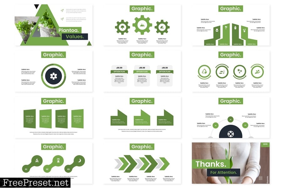 Plantoa - Powerpoint Template 9SCUWLD