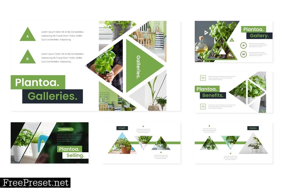 Plantoa - Powerpoint Template 9SCUWLD