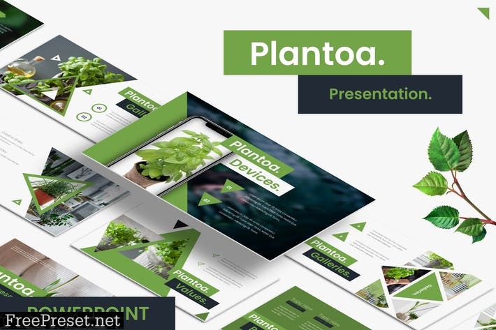 Plantoa - Powerpoint Template 9SCUWLD