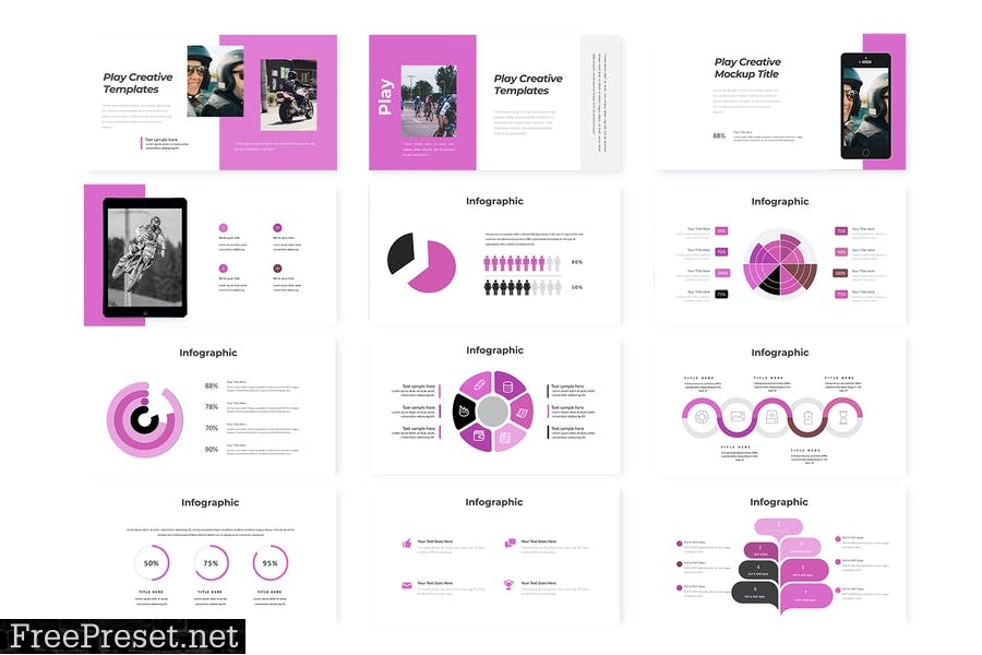 Play - Powerpoint Template X333JMC