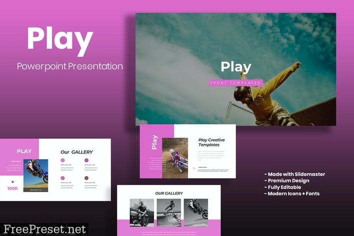 Play - Powerpoint Template X333JMC