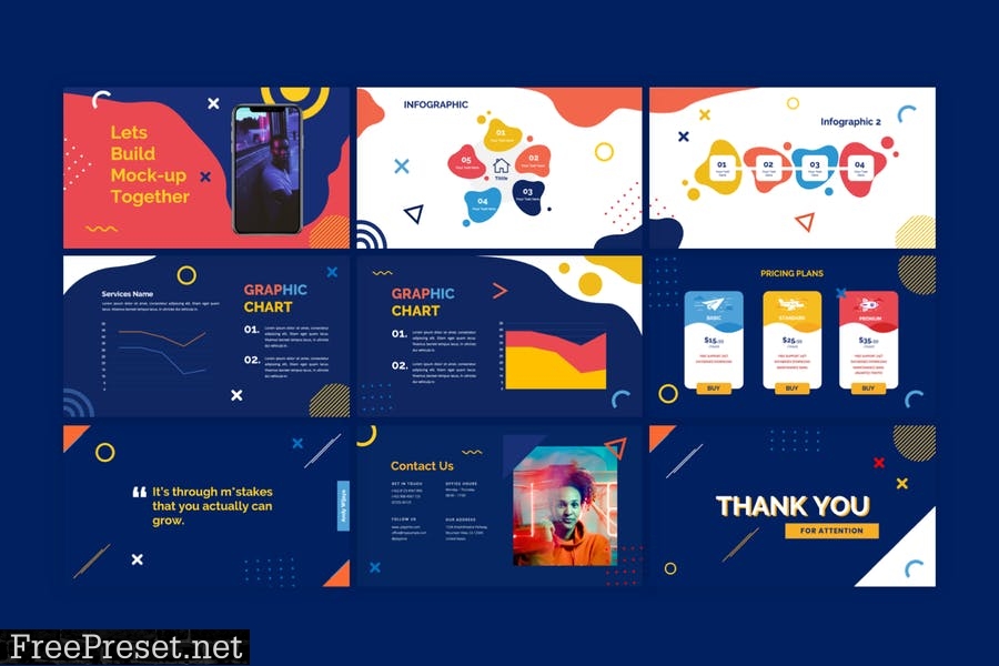 Playtime - Creative Pop Art PowerPoint Template P4U5ND4