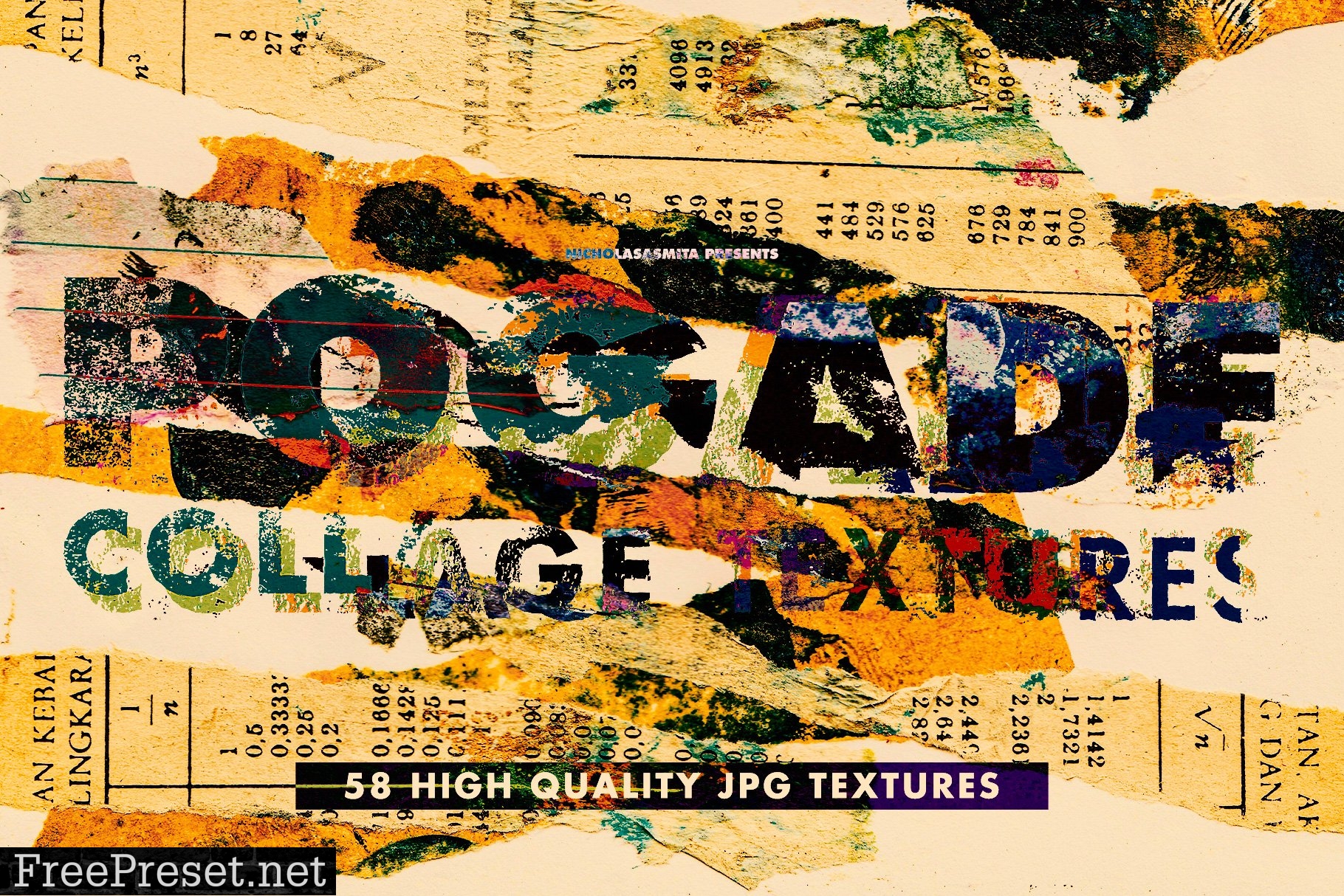 Pogade: 58 High Res Collage Textures 5307184