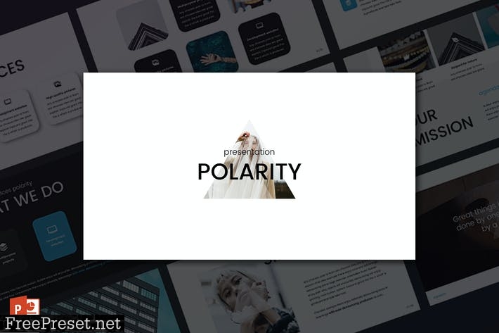 Polarity PowerPoint Template 23R4LQ