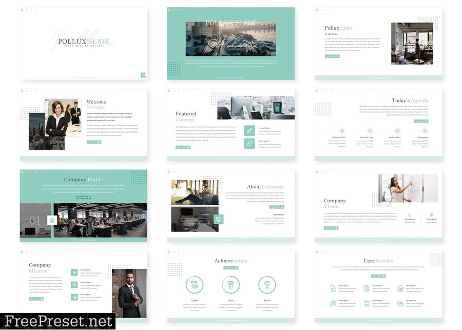 Pollux - Presentation Template V45SZ3W