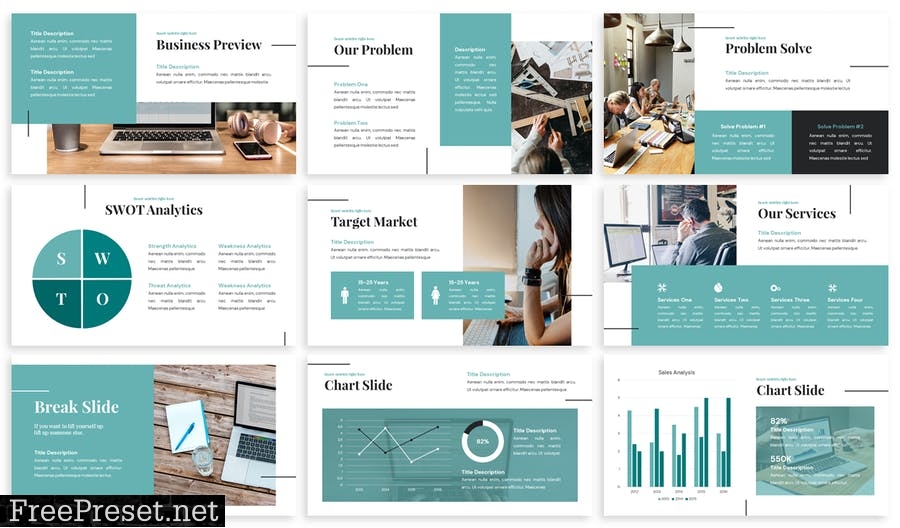 Pondt - Business Powerpoint Template JX2Q6Z3