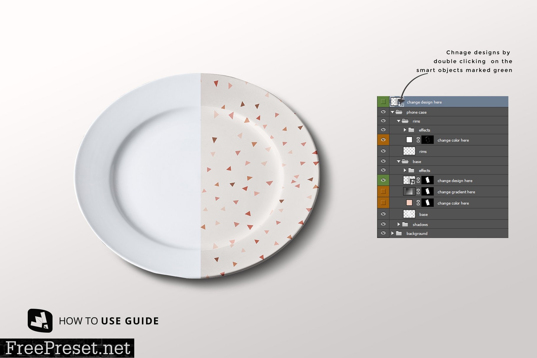 Porcelain Dinner Plate Mockup 5153371