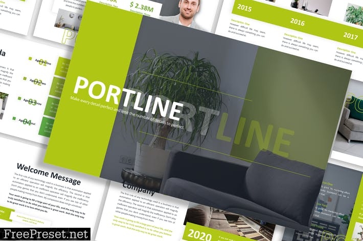 Portline - Business Template Prensentation RFJ9VLG