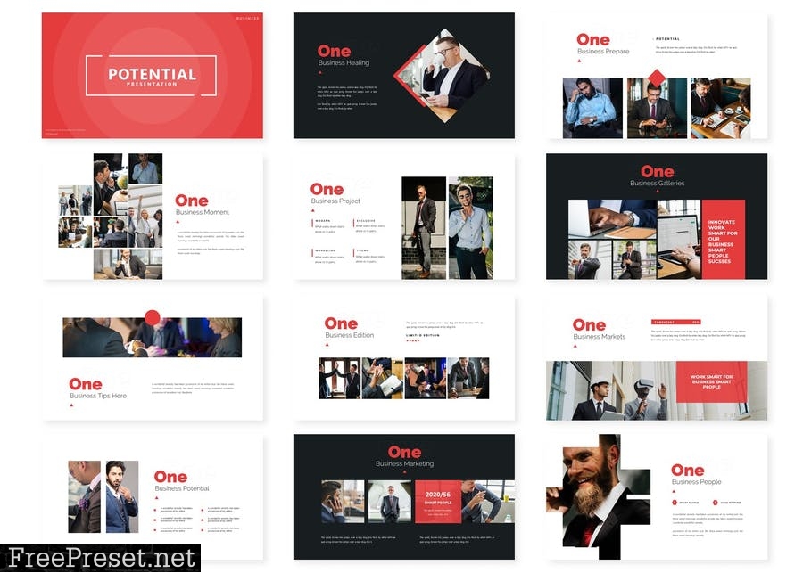 Potential - Presentation Template SVJL84L