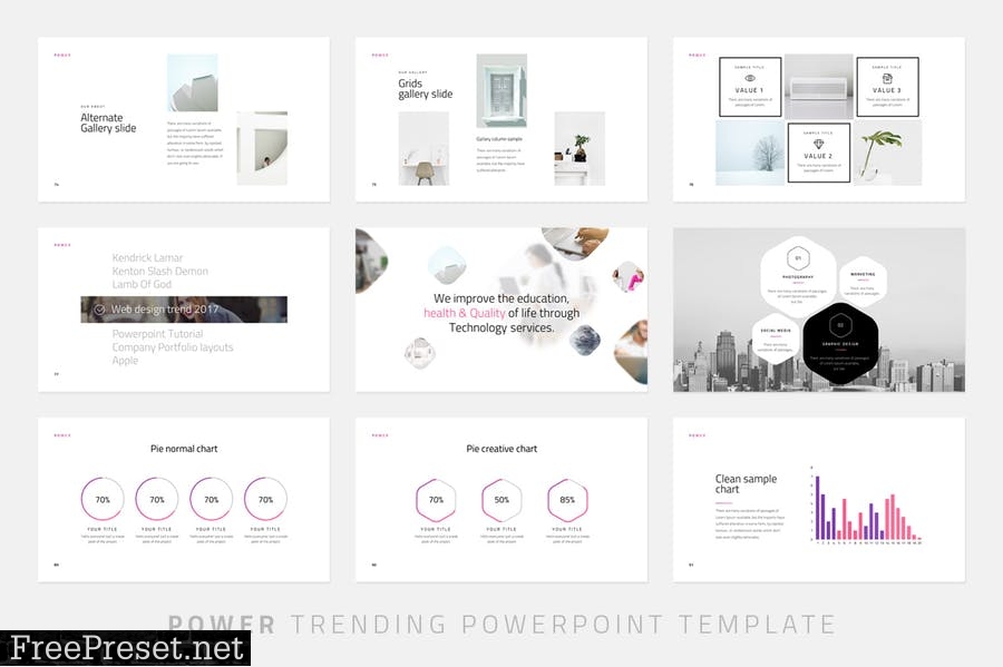 Power - Powerpoint Template TZK7AB