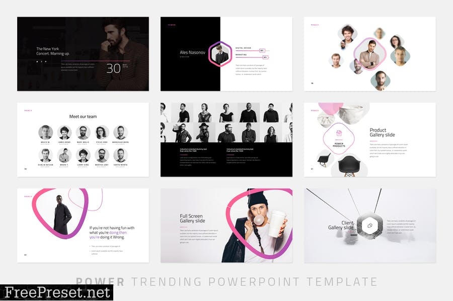 Power - Powerpoint Template TZK7AB