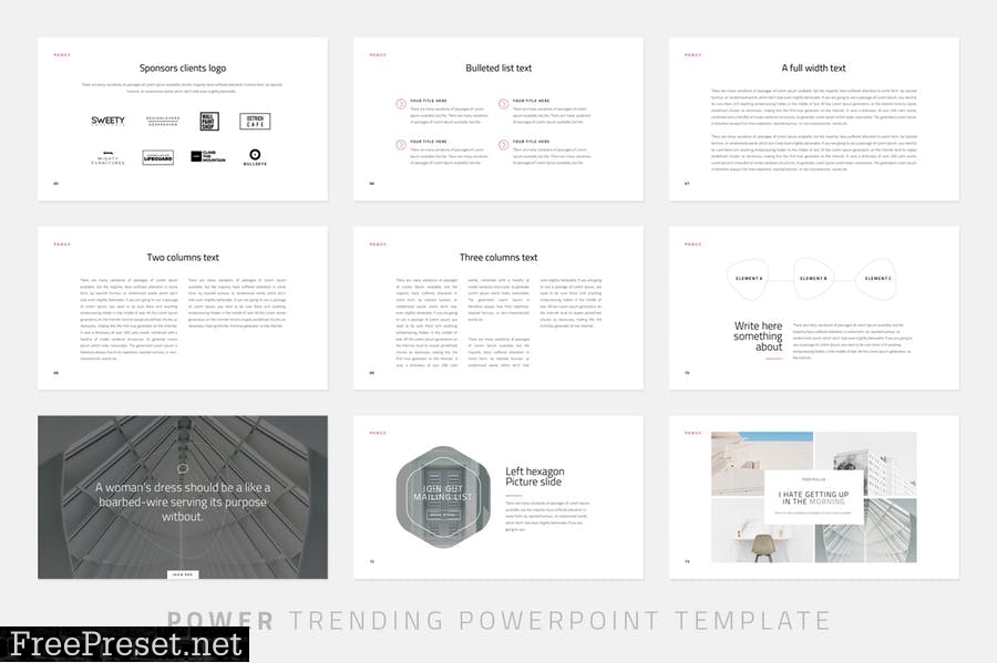 Power - Powerpoint Template TZK7AB