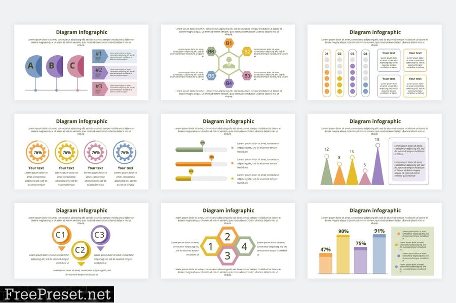 Powerpoint Infographics Slides KXGAVAK