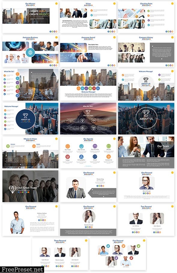 Powerpoint Presentation Template Update V.2 K5H6R9