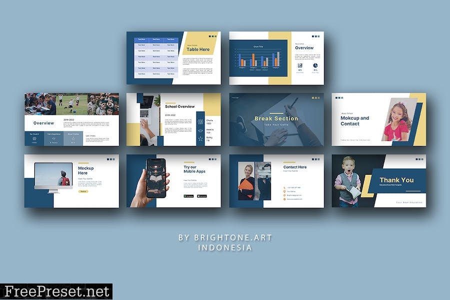 Powerpoint Template - Belajar X72ZQAL