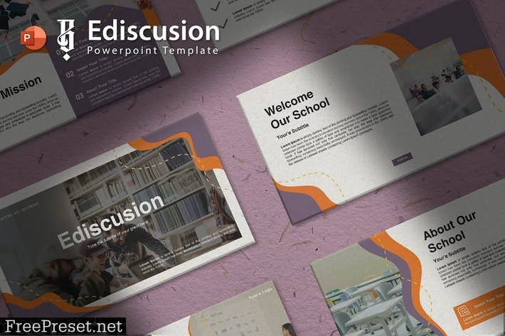 Powerpoint Template - Ediscusion U43WWSE