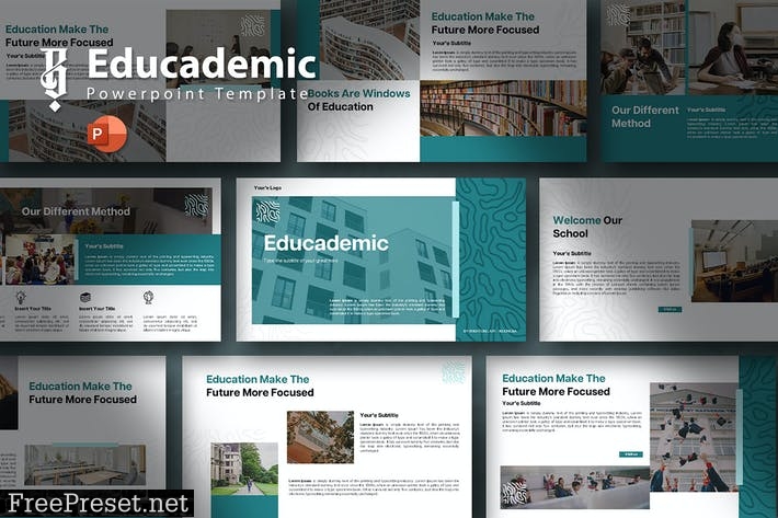 Powerpoint Template - Educademic S4PKPSQ