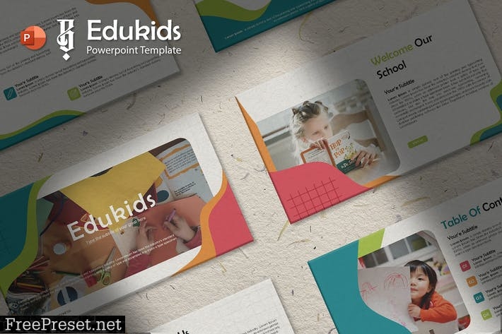 Powerpoint Template - Edukids ZKAGE2Z