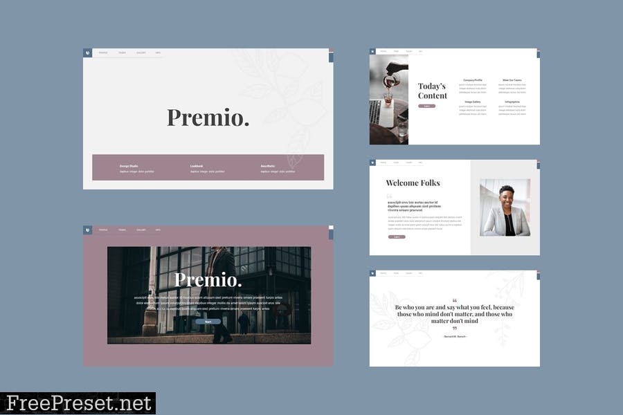 Premio - Presentation Template V785KZD