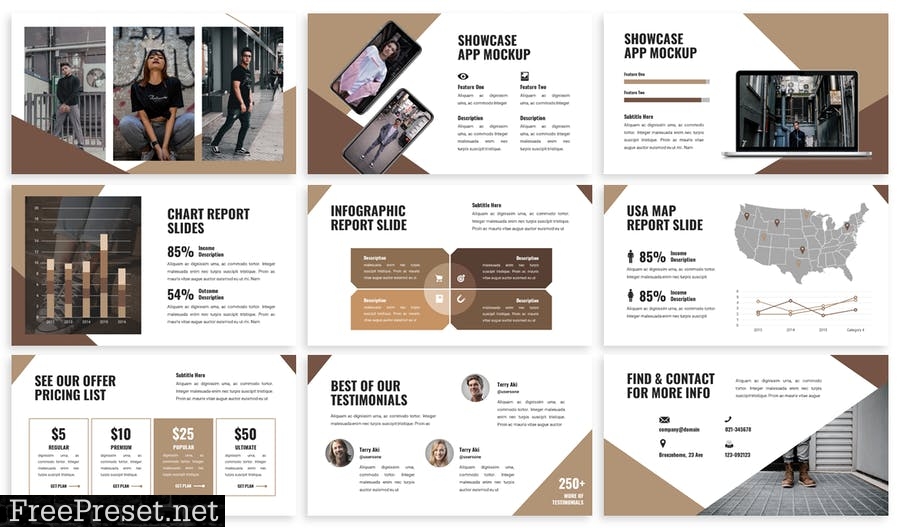 Primo - Business Powerpoint Template FMBDD7Z