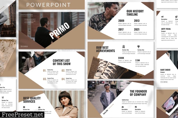 Primo - Business Powerpoint Template FMBDD7Z