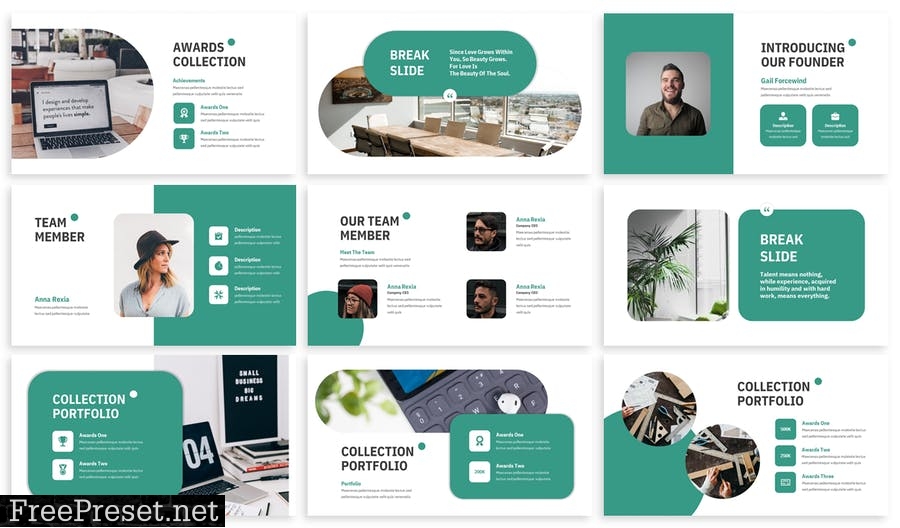 Prism - Business Powerpoint Template M56CYMN