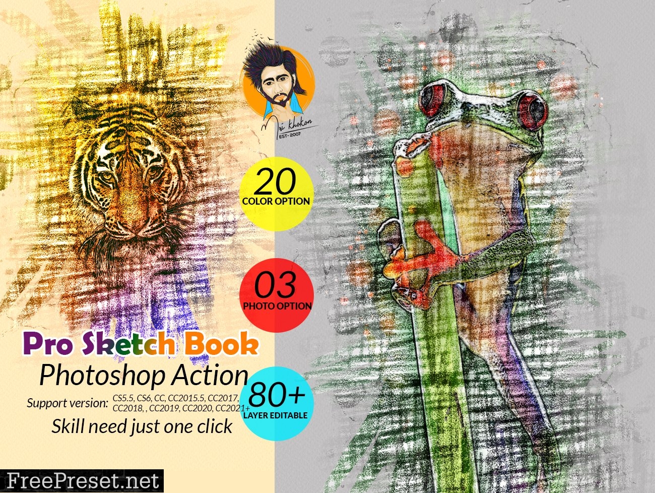 Pro Sketch Book Photoshop Action 5796722