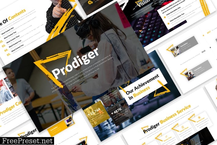 Prodiger - Business Template Prensentation NU5DRTQ