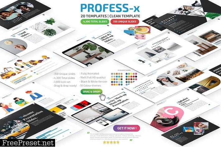 Profess-X Powerpoint Template TRGXZGZ