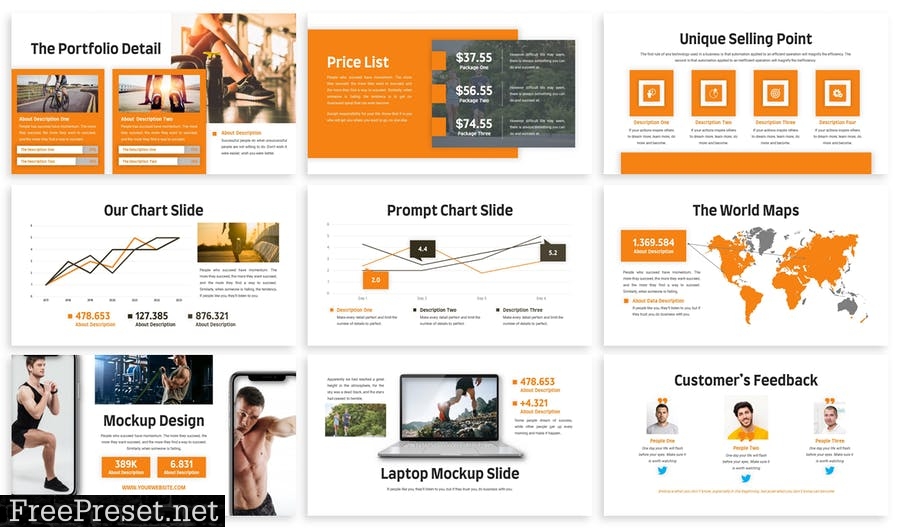 Prompt - Business Template Prensentation WQ48AFH