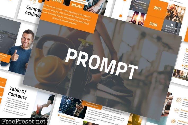 Prompt - Business Template Prensentation WQ48AFH