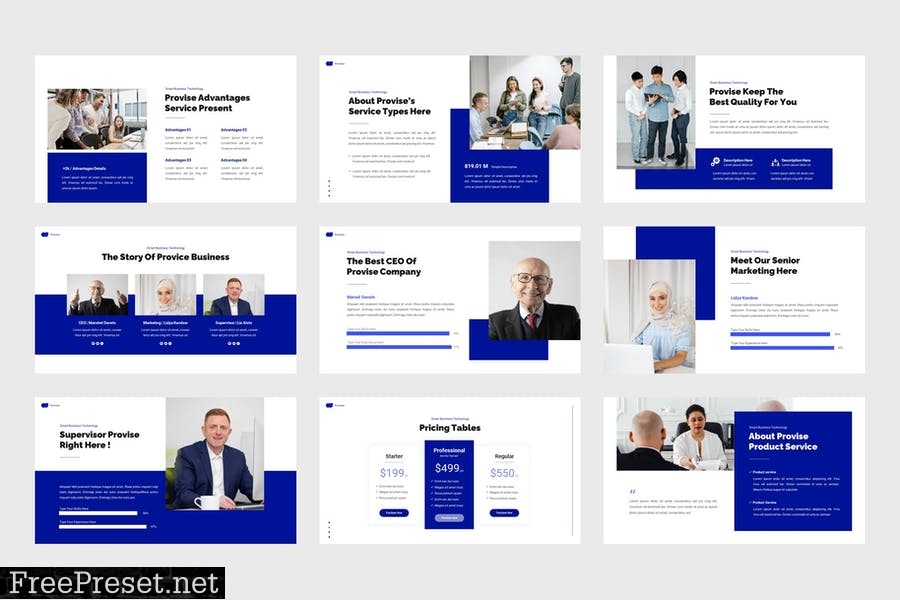 Provise - Business Technology PowerPoint Template 7YNYFNT