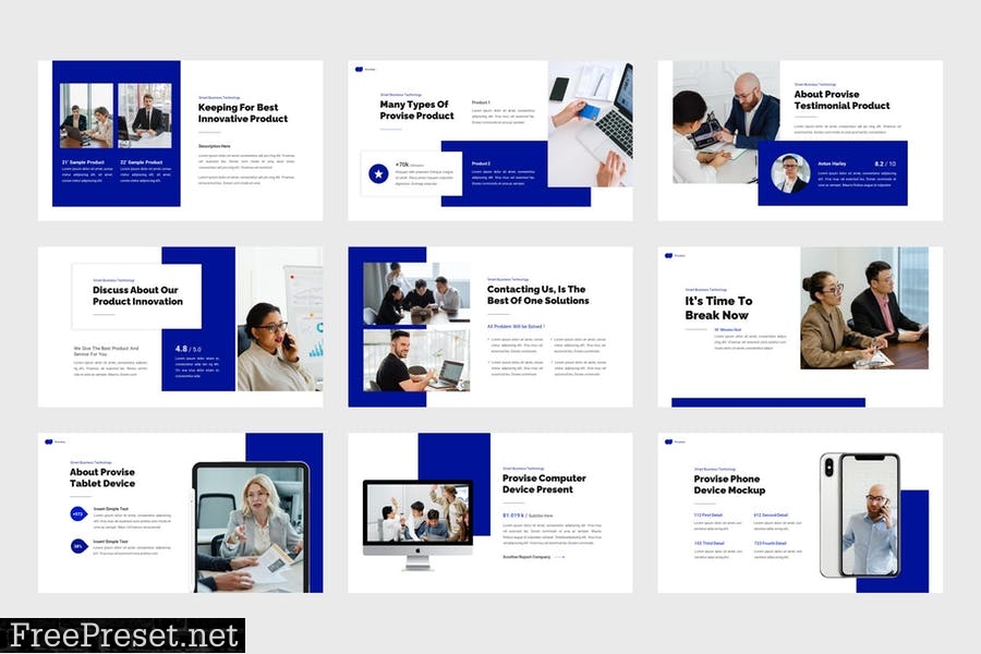 Provise - Business Technology PowerPoint Template 7YNYFNT