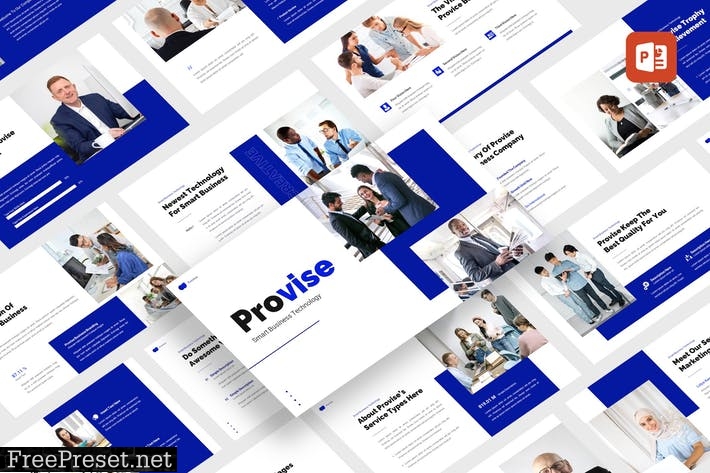 Provise - Business Technology PowerPoint Template 7YNYFNT