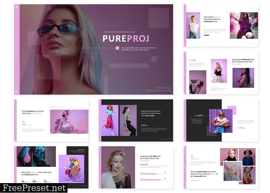 Pureproj | Presentation Template F62LBEK